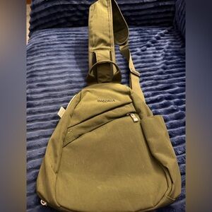 Baggallini Green Sling Backpack